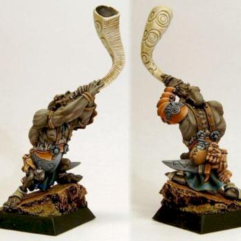 Orc musician by denib
