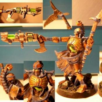 Necron Lord with Scythe by Escobar