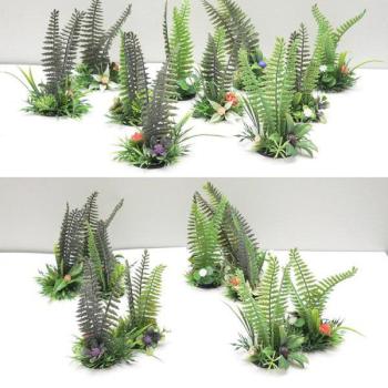 10PC Jungle Foliage Set by cathyterrainmaker