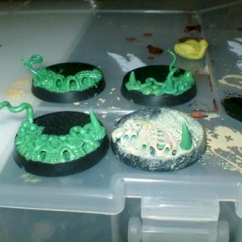 NURGLE OR NIDS BASES by HASSEN