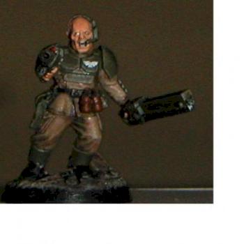 Imperial Guard Cadian Sergeant by dajasm