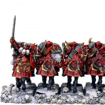 Knights of Khorne by Drukhi