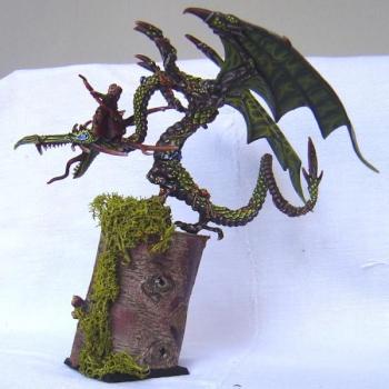 Wood Elf Forest Dragon by Alessan