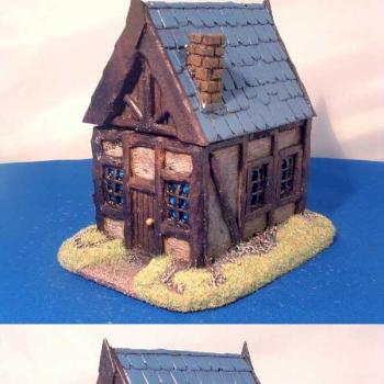 small house terrain piece by wattle and dobbs