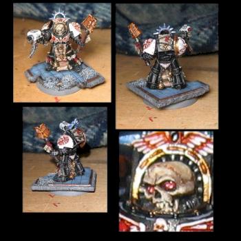 Black Templar Chaplain by mongoosejack