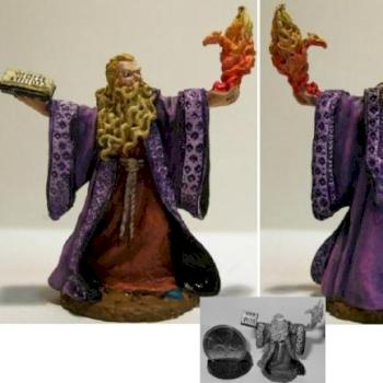 Reaper Wizard 02591 : Valdarynn Redwand, Arch Mage  25mm by Byteknight