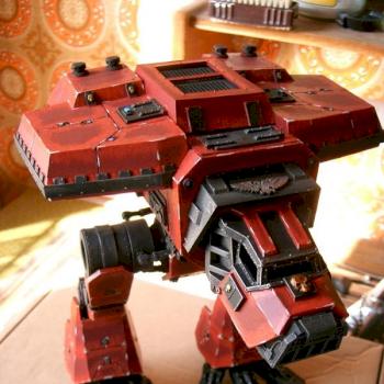 Warhound Titan Forgeworld wip by Lexicanus
