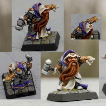 Ivar Silverfist Dwarven Cleric by ninjakitty