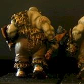 ogre Bulls (hunt themed) back view by Kay