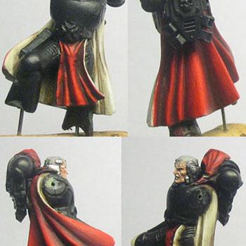 W.I.P. Black Templars Emperor's Champion - cloak by Rodger
