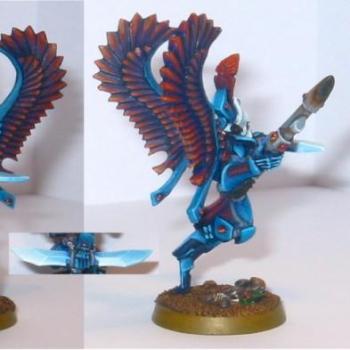 Eldar - Swooping Hawk Exarch by rabiyonel
