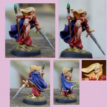 Elf Sorceress by ninjakitty