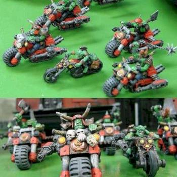 Orks Waaagh VolMax Ork Bika Boyz by AzhrarnX