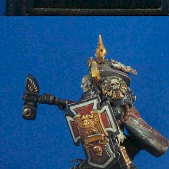 Karl heinz Seraphin : Black Templar senechal in terminator by Darklapinou