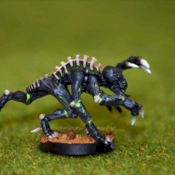 Galloping genestealer (Hivefleet Snutte) by Minnra