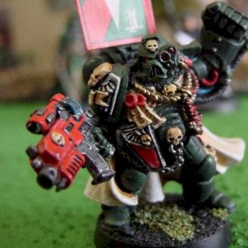 Better pic of my Gamesday 2001 marine by BlackJax