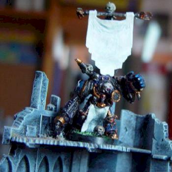Chaos Lord in Terminator Armor by s2pid