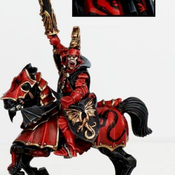 Blooddragon Vampire on Nightmare Steed Conversion by Minigrrrl
