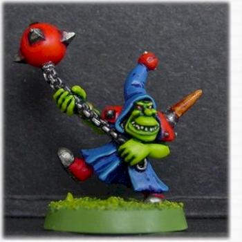 Blood Bowl Goblin Starplayer by anges