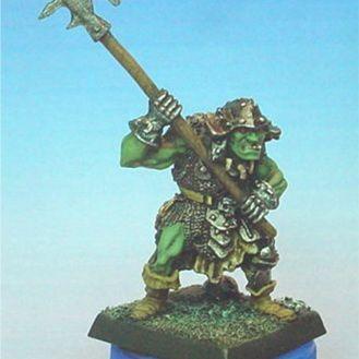 Orc poleaxe by parvusmachina