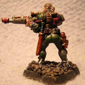 Necromunda Van Saar with Lasgun by Todosi