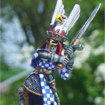 knight on the diorama base by ChazKelley