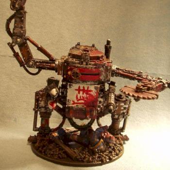 Ork Dreadnought by aborus