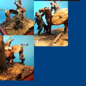 Pegaso 54mm Diorama - 'Furore Germanicus' by thistledoo minis
