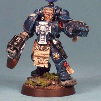 Ultramarines Captain by Mudski