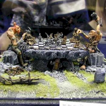 Golden Demon UK 2000 entry diorama by Netherghoul
