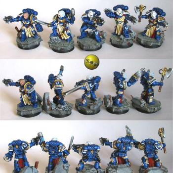 Ultramarine MK2 Veterans Squad by nels0nmac