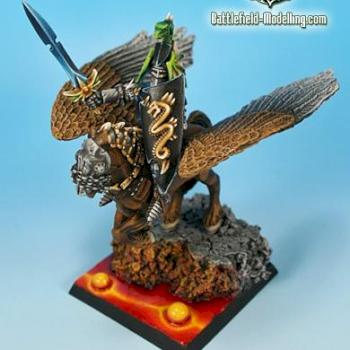 Mallobaude on Pegasus (Knight of Bretonnia) by BFM Studio