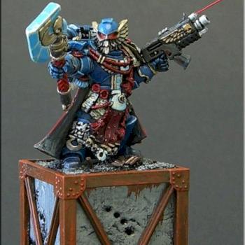 Tiberius, Marneus Calgar with Honor Guard by doubleT