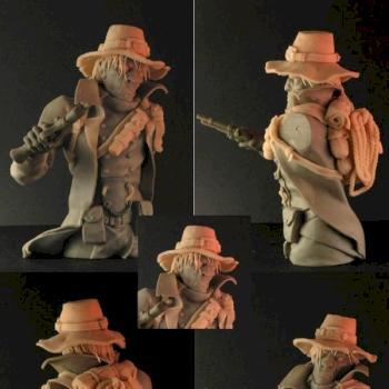 WITCH HUNTER BUST - work in progres by Art Factory