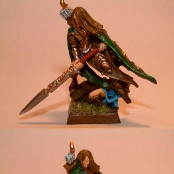 Wood Elf Lord with Great Weapon by Colo