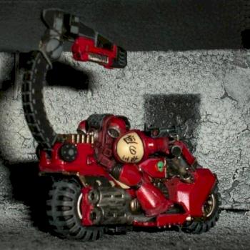 Scorpion biker conversion close up 02 by Aramoro