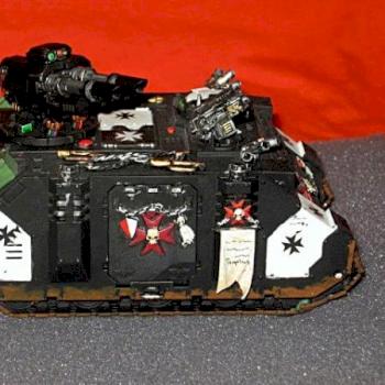 Black Templars razorback of the fifth company by capt. Loken