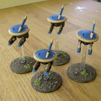 Tau Gun Drone Squadron by Fana