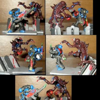 Genestealer VS. Black Templar by History Lover