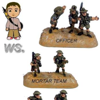 flame's of war australian platoon by warcry studio