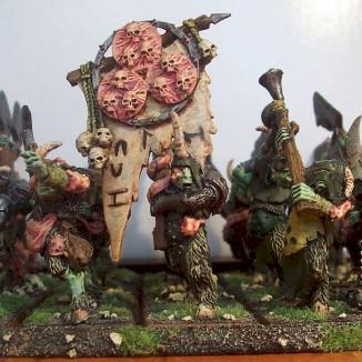 Pestigor (with Beastlord of Nurgle) by squigonastick
