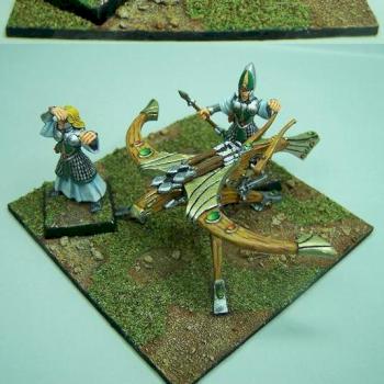 Baliste à répétition Haut Elfe by sceolan