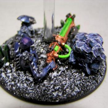 Necron Tomb Lord Base Detail 2 by Ogrescave