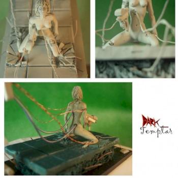 Mayor Kusanagi (Ghost in the shell) my 3º mini by Dark Templar