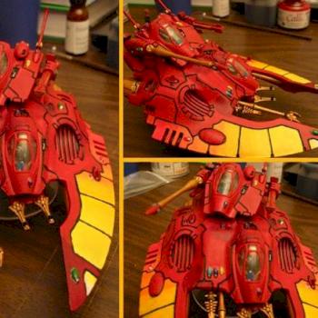 Eldar Falcon Grav Tank by etherial