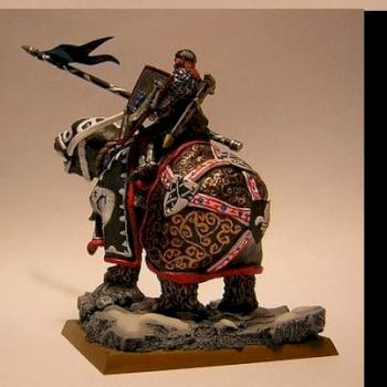 Bretonnian Count on carapaconed bear painted by Reynaldlechasseur