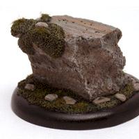 Rock Cliff Display Base in Resin by Ginfritter's Gnomish Workshop by ginfritter