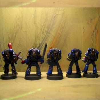 Ultra Marines Armor Through the Ages by Paul Humphrey