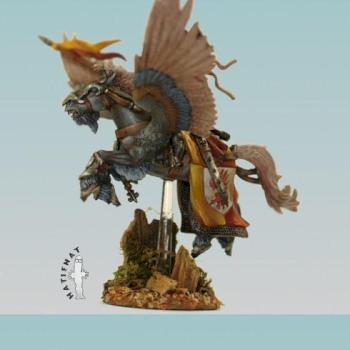 Bretonnian Pegasus Knight by Hatifnat