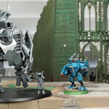 Tau XL-18 Interdiction Armor (DreadKnight conversion) by jamesho